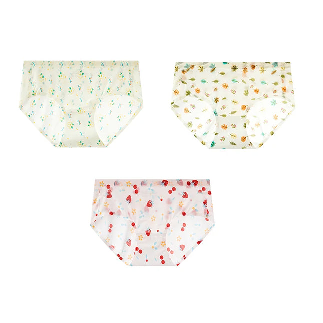 3Pcs/Set Printed Mesh Underwear Underpants - VOLDRI