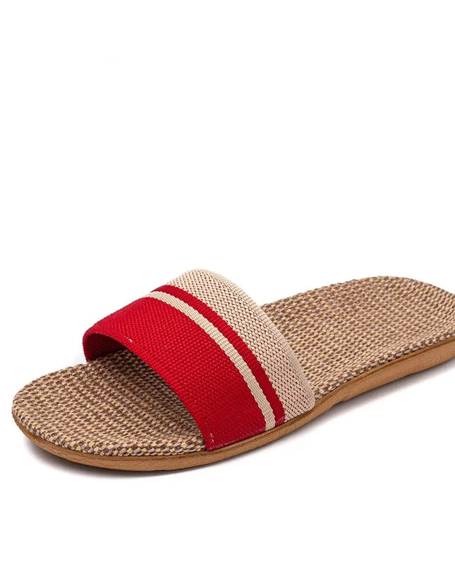 Anti-Slip  Linen Slippers