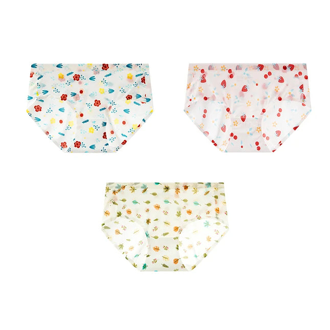 3Pcs/Set Printed Mesh Underwear Underpants - VOLDRI