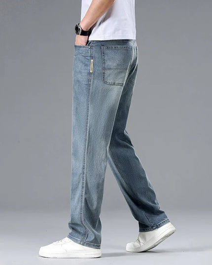Voldri Summer Ultra-thin Lyocell Jeans - Loose Casual Denim Pants -   | Stylish & Elegant Fashion by Voldri