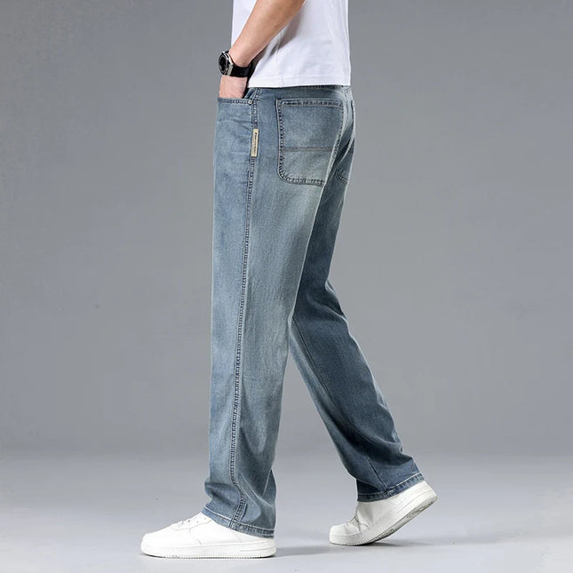 Voldri Summer Ultra-thin Lyocell Jeans - Loose Casual Denim Pants -   | Stylish & Elegant Fashion by Voldri