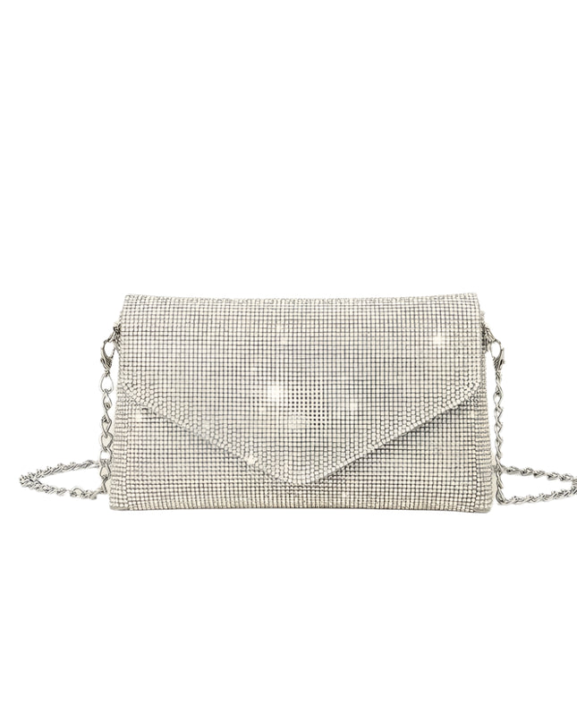 Rhinestone Evening Clutch Handbag - VOLDRI