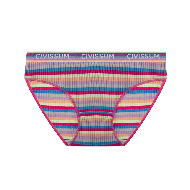 Rainbow Striped Lingerie Underwear - VOLDRI