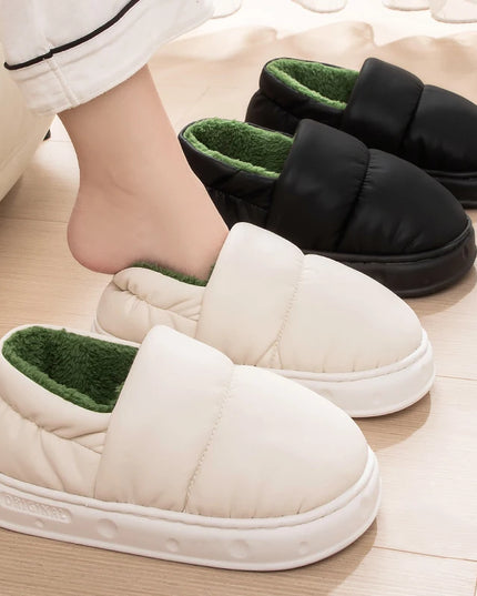 Men Waterproof Cotton Slippers