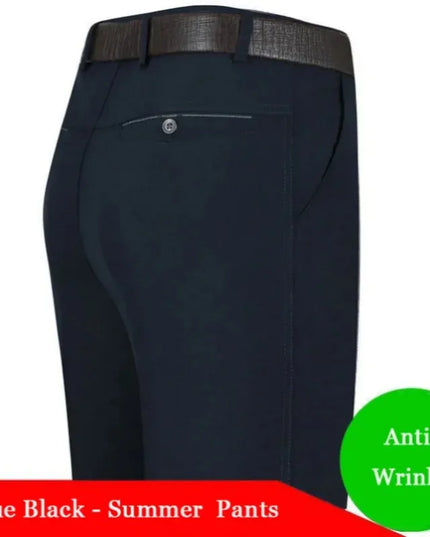 Voldri Men's Slim Fit Dress Pants - Grey Casual Business Trousers -   | Stylish & Elegant Fashion by Voldri
