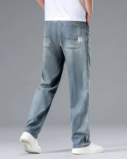 Voldri Summer Ultra-thin Lyocell Jeans - Loose Casual Denim Pants -   | Stylish & Elegant Fashion by Voldri