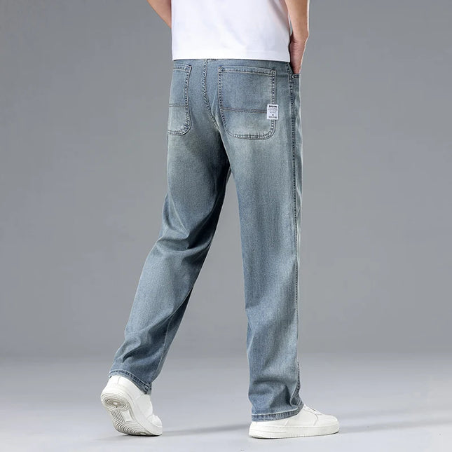 Voldri Summer Ultra-thin Lyocell Jeans - Loose Casual Denim Pants -   | Stylish & Elegant Fashion by Voldri