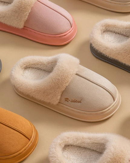 Fluffy Slippers  Non-slip Slides