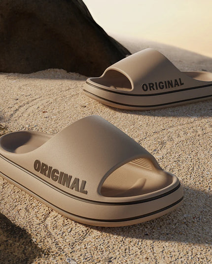 Letter Slippers Beach Slides