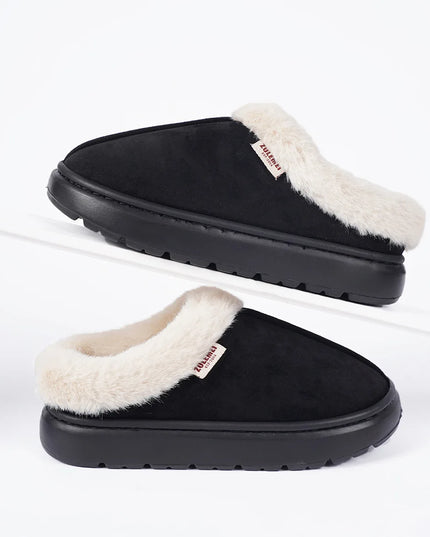 Cotton Plush Padded Slippers