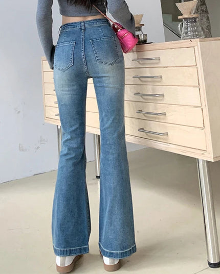 Bootcut High Waist Jeans - VOLDRI