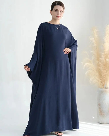 Cotton Linen Khimar Abaya