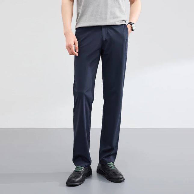 Voldri Lightweight Stretch Trousers - Cool & Breathable Summer Fit -   | Stylish & Elegant Fashion by Voldri