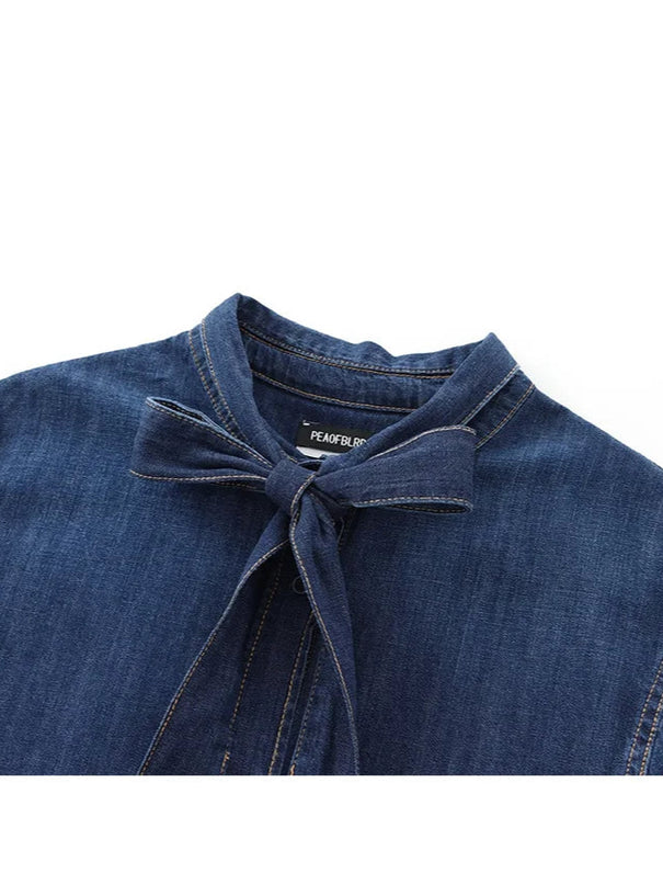 Casual Denim Shirt - VOLDRI