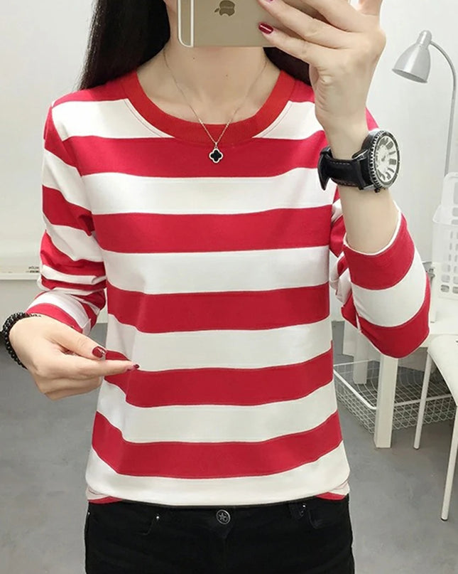 Casual Stripe T Shirt - VOLDRI