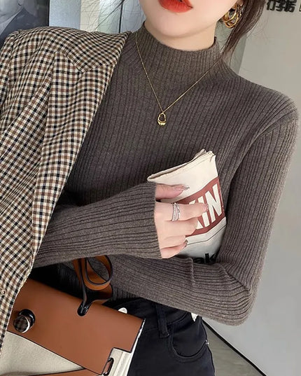 Elegant  Turtleneck Sweater - VOLDRI