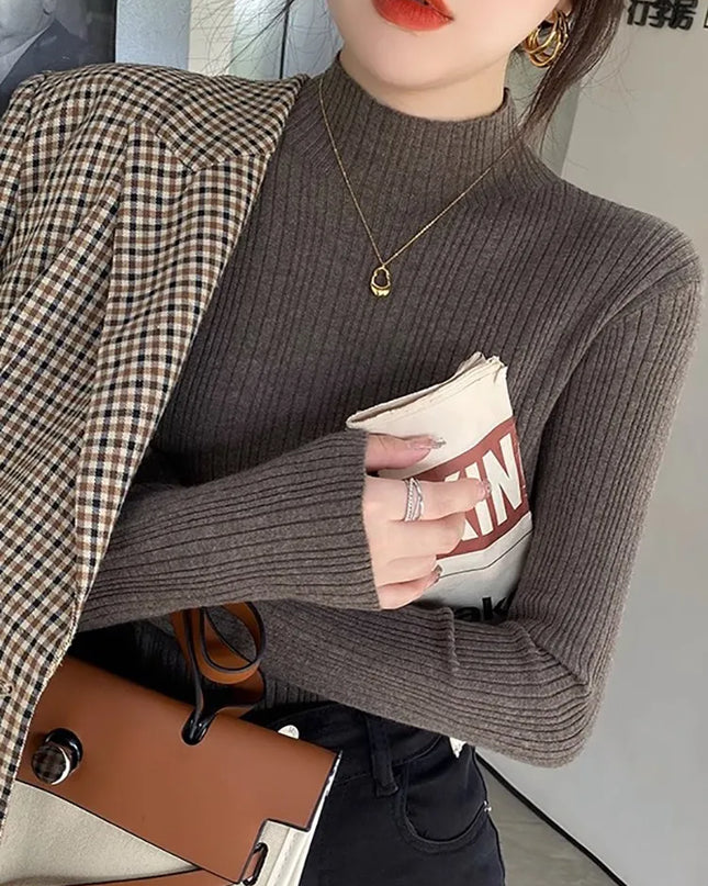 Elegant  Turtleneck Sweater - VOLDRI