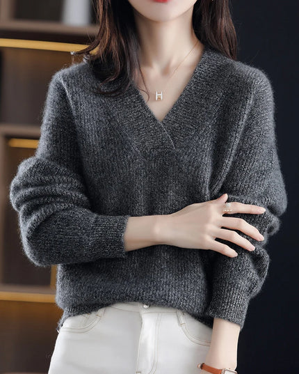 Loose Knit Sweater Casual Tops - VOLDRI