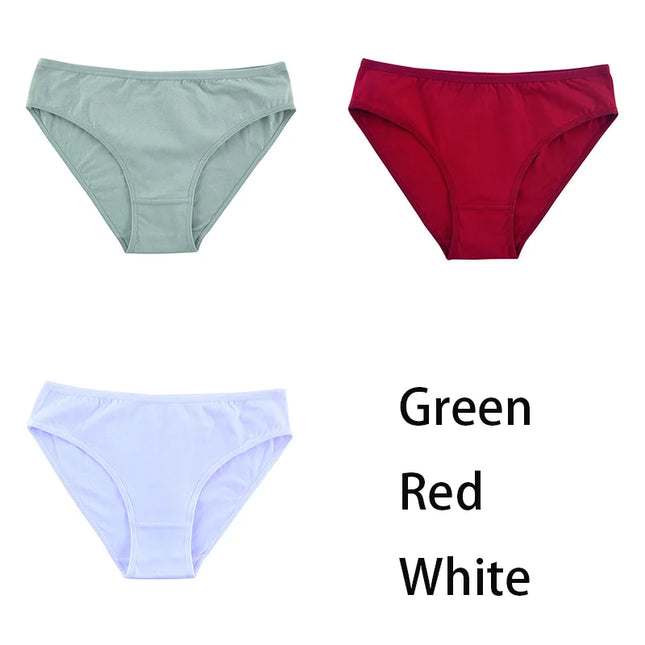 3PCS/Set  Classic Seamless Briefs Panties - VOLDRI