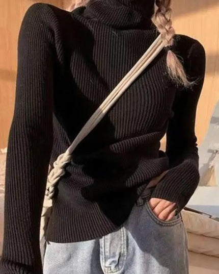 Elegant Turtleneck Sweater - VOLDRI