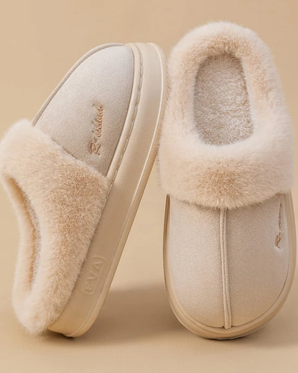 Fluffy Slippers  Non-slip Slides