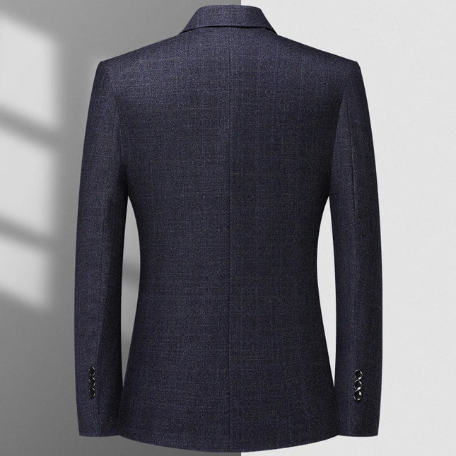 Stylish Checkered Blazer for Men - Perfect for Autumn & Winter Events
