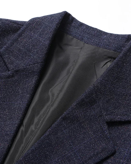 Stylish Checkered Blazer for Men - Perfect for Autumn & Winter Events