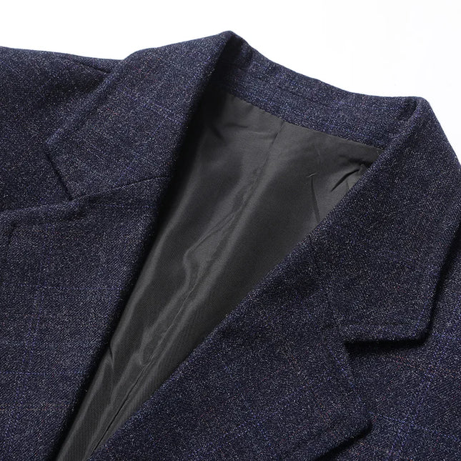 Stylish Checkered Blazer for Men - Perfect for Autumn & Winter Events