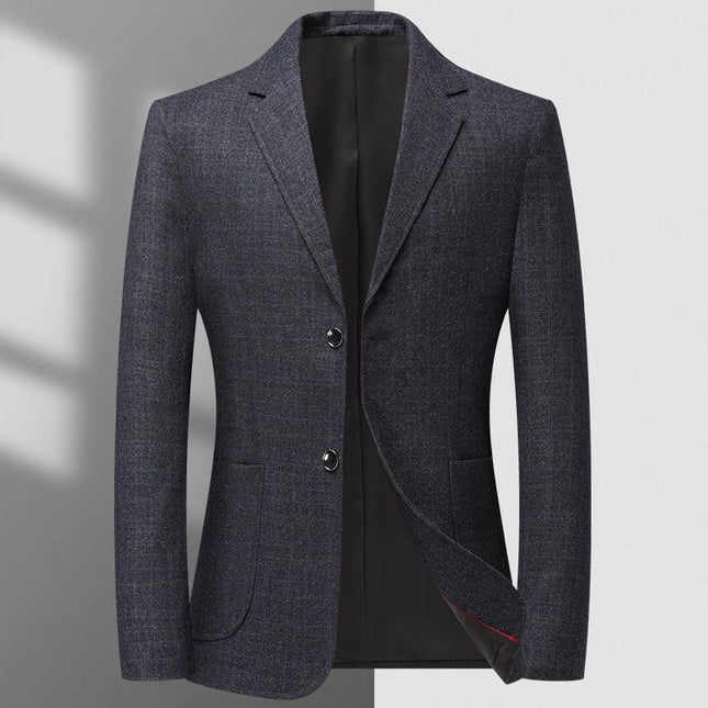Stylish Checkered Blazer for Men - Perfect for Autumn & Winter Events