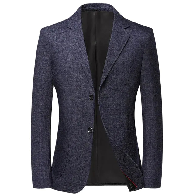 Stylish Checkered Blazer for Men - Perfect for Autumn & Winter Events