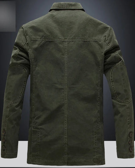 Stylish Men's Blazer - Casual Three Button Cotton Coat for Fashion