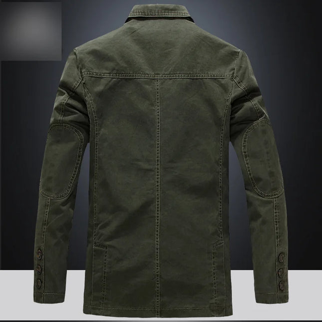 Stylish Men's Blazer - Casual Three Button Cotton Coat for Fashion