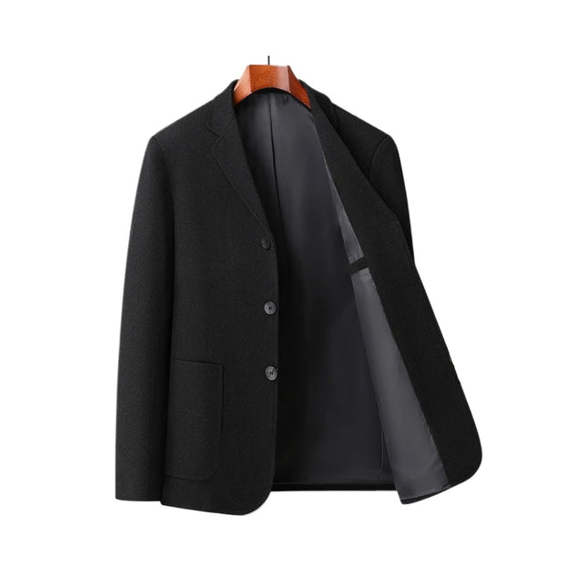 Stylish Men's Blazer - Korean British Style for Work & Leisure