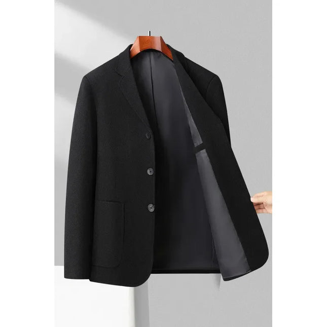 Stylish Men's Blazer - Korean British Style for Work & Leisure