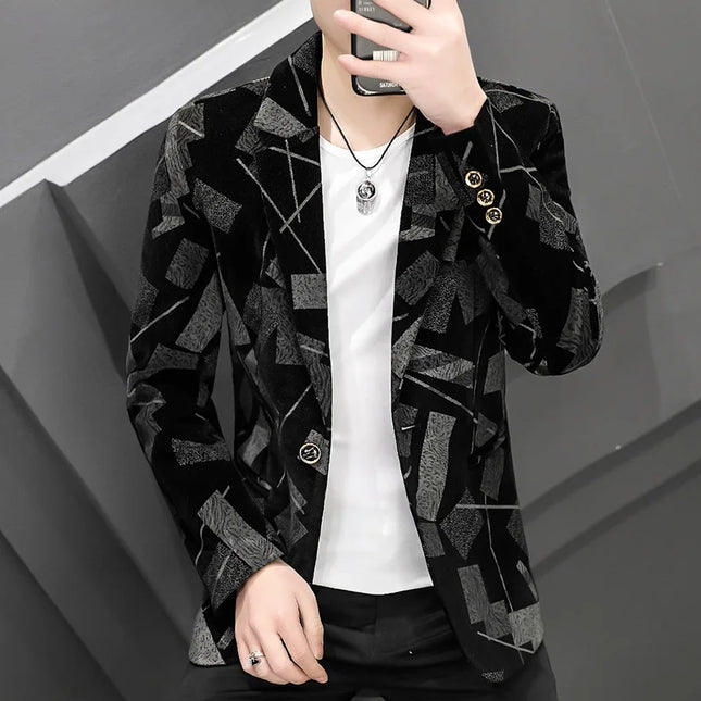 Stylish Men's Corduroy Blazer - Perfect for Weddings & Outdoor Events
