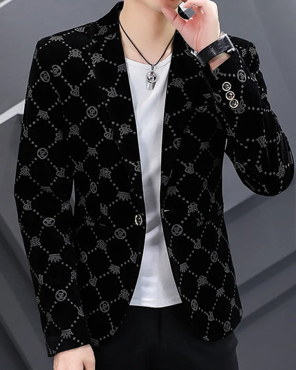 Stylish Men's Corduroy Blazer - Perfect for Weddings & Outdoor Events