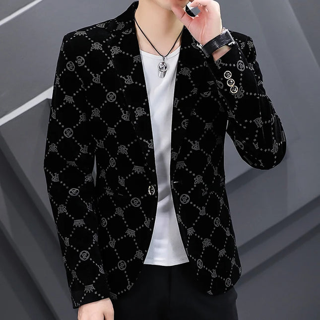 Stylish Men's Corduroy Blazer - Perfect for Weddings & Outdoor Events