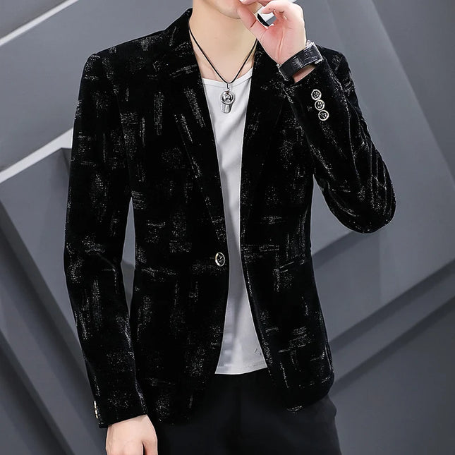 Stylish Men's Corduroy Blazer - Perfect for Weddings & Outdoor Events