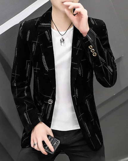 Stylish Men's Corduroy Blazer - Perfect for Weddings & Outdoor Events