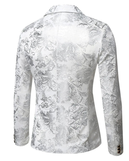 Stylish Slim-Fit Men's Blazer - British Casual Wedding Jacket