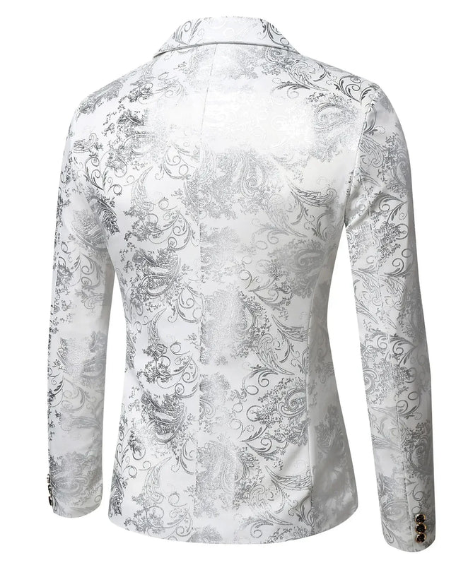 Stylish Slim-Fit Men's Blazer - British Casual Wedding Jacket