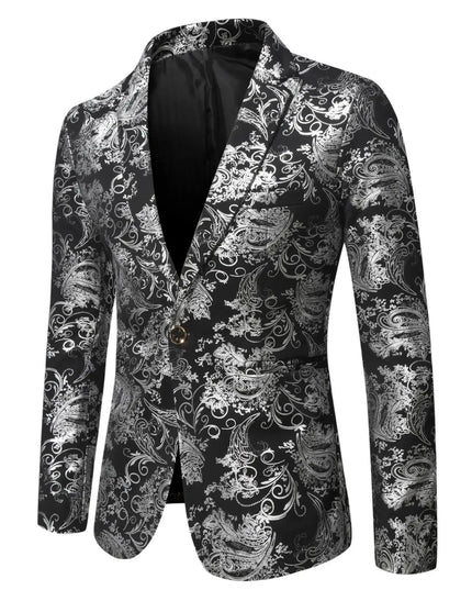 Stylish Slim-Fit Men's Blazer - British Casual Wedding Jacket