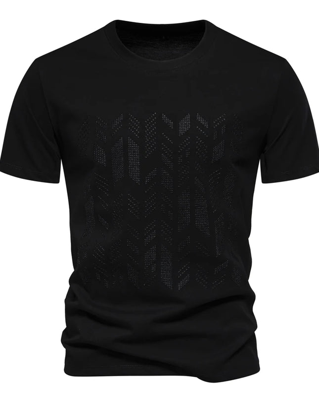 Summer Cotton Blend T-Shirt - Lightweight Short Sleeve Tee