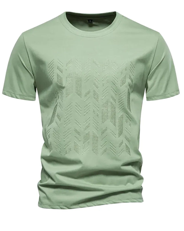 Summer Cotton Blend T-Shirt - Lightweight Short Sleeve Tee