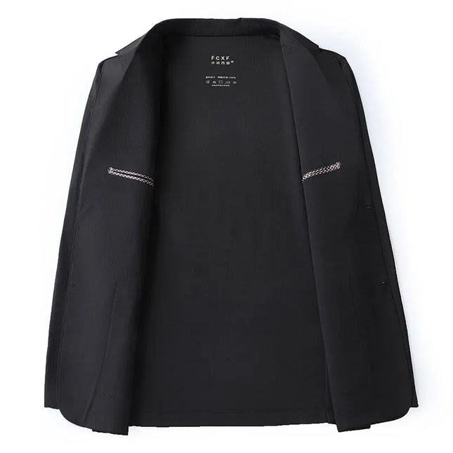 Summer Men's Casual Blazer - Lightweight, Breathable, Korean Style