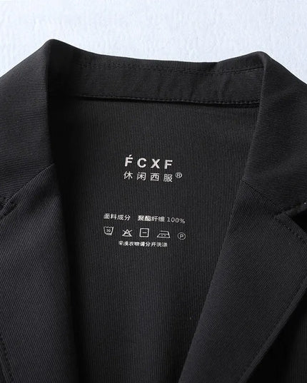 Summer Men's Casual Blazer - Lightweight, Breathable, Korean Style