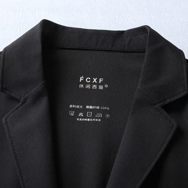 Summer Men's Casual Blazer - Lightweight, Breathable, Korean Style