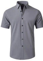 Black Button Gray