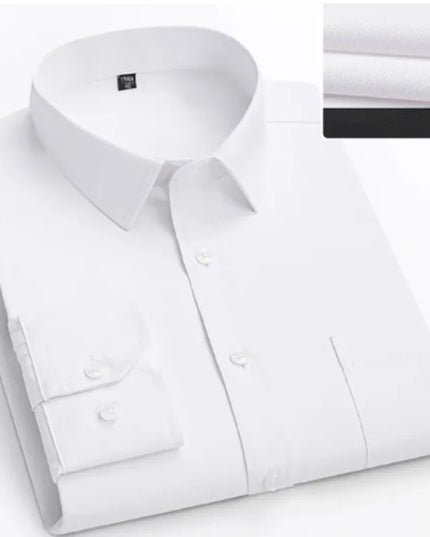 Super Size Slim-Fit Men's Business Shirt - 7XL to 11XL Options