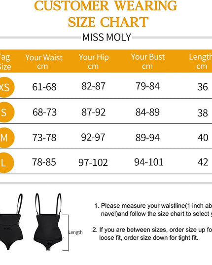 Shapewear Bodysuit Thongs - VOLDRI